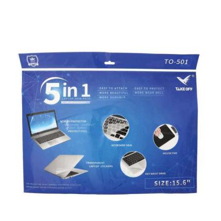 5 in 1 Laptop Skin Sticker