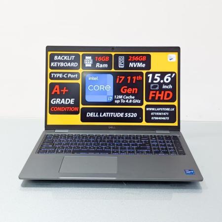 Dell Latitude 5520 Core i7 11th Gen | 15.6" inch FHD | 16GB  Ram  | 256GB NVMe | Backlit keyboard  Laptop ( A  Grade Condition )