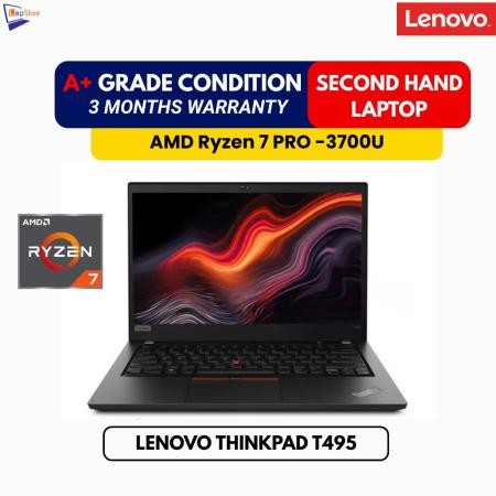 Lenovo ThinkPad T495 AMD Ryzen 7 PRO | 2GB Dedicated Radeon Vega 10 Graphics | 16GB Ram | 256GB NVMe Laptop