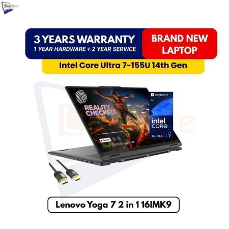 Brandnew Lenovo Yoga 7 2in 1 | Core Ultra 7 -14th Gen | 16GB RAM | 1TB NVME SSD Laptop