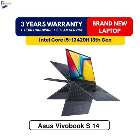 Brand New Asus VivoBook S14 Flip | Core i5-13th Gen | 16GB RAM | 512GB SSD | Laptop