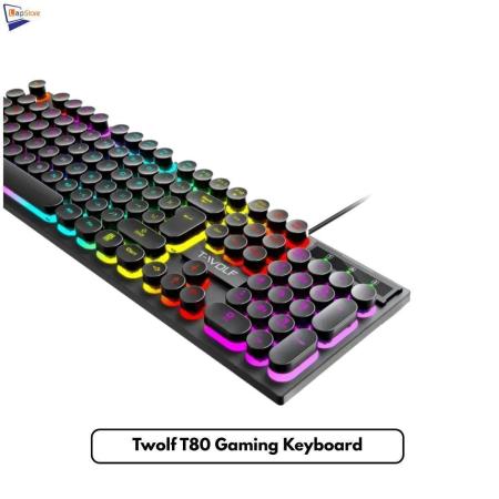 T-Wolf RGB Gaming Wired Keyboard
